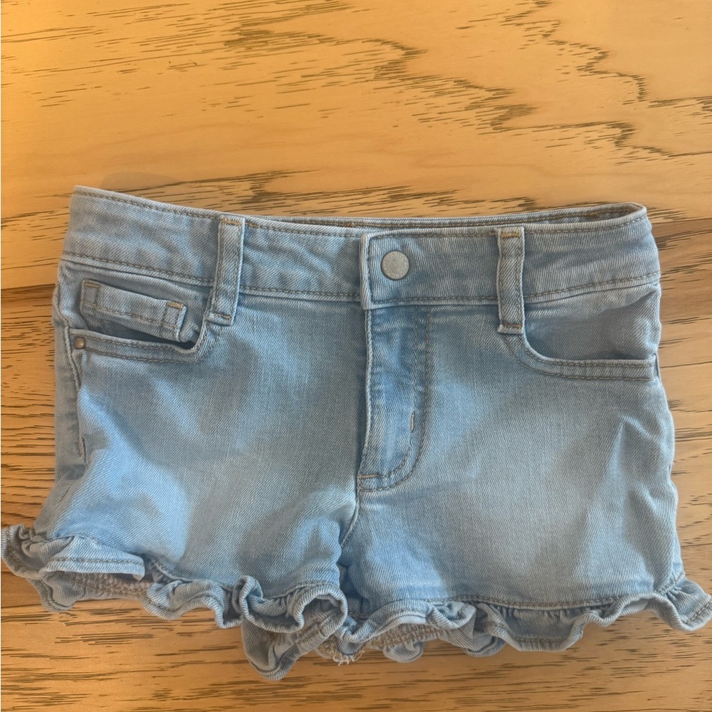 Janie and Jack Blue Distressed Denim Shorts